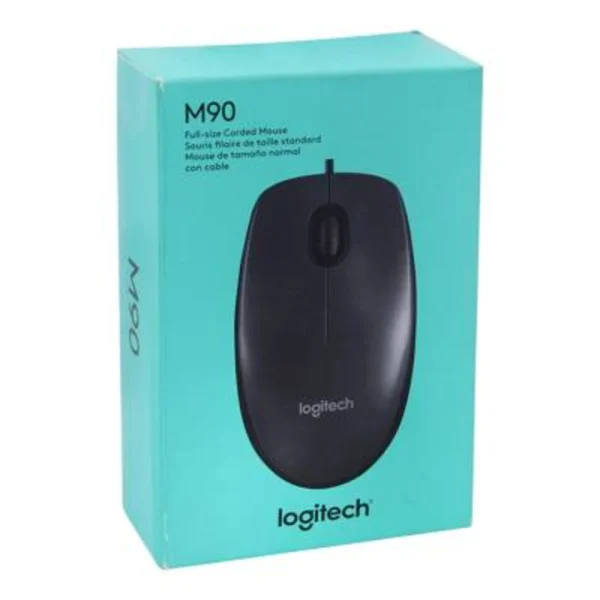 Mouse Logitech Alambrico Usb, Modelo M90, Optico - Imagen 2