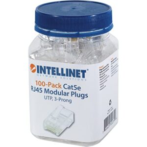 Plugs Modular Conector Rj45 Intellinet  Cat 5e