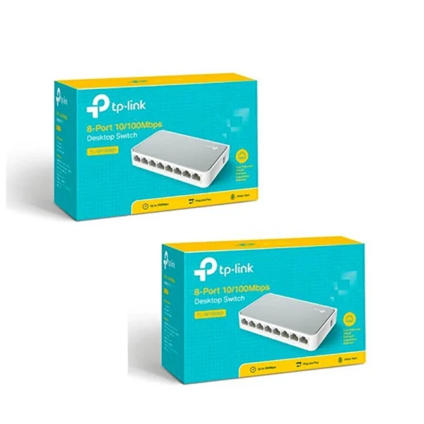 Switch para escritorio de 8 puertos 10/100Mbps - Imagen 2