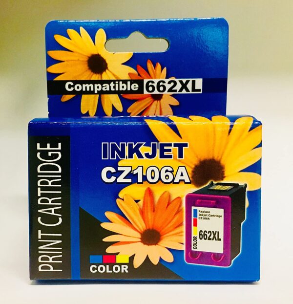 Tinta para Impresora HP. Modelo CZ 106 A HP662XL. Color Tricolor.