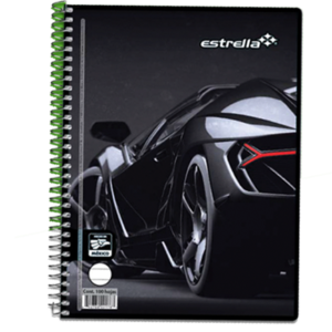 100 CUADERNO ESTRELLA FRANCESA 100HJS RAYADO