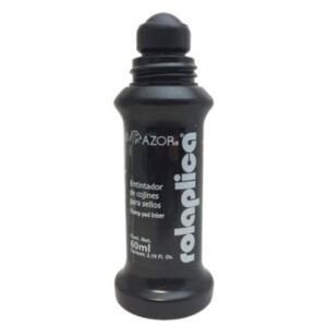 587NE Tinta Azor Rolaplica 587 para Sellos Negro 60ml