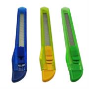 NE-179 Cutter Plástico Nextep Chico Navaja 9mm Alma de Metal (Caja con 12 piezas)