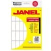 1001950100   Etiquetas Adhesivas Janel Clásicas Escolar No. 15 19x50mm Sobre C/504