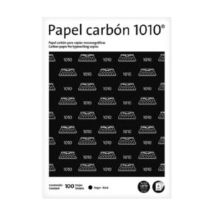 10102017 Papel Carbon Pelikan 1010 Negro Carta C/100 Hojas