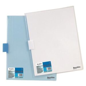 F02Q.  Folder Barrilito Plástico Carta C/12 Pzas