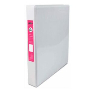 P6864    Carpeta Acco Brillante 1" Aro "O" Carta Color Blanco
