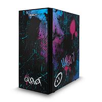 GABINETE OCELOT GAMING NEGRO CON DISEÑO TIPO STREET / MEDIA TORRE