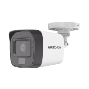 DS-2CE16D0T-LFS    Bala TURBOHD 2 Megapixel (1080p) / Lente 2.8 mm / Dual Light (30 mts IR EXIR + 20 mts Luz Blanca) / Micrófono Integrado / Gran Angular 101° / Exterior IP67 / 4 Tecnologías