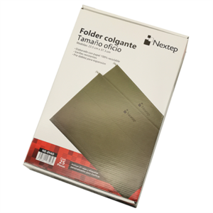 NE-014O Folder Colgante Economico Nextep Oficio Color Verde Tradicional c/25