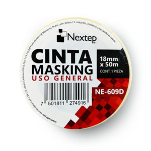 NE-609D Cinta Masking Uso General Nextep 18 mm x 50 mts
