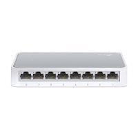 NIC-791 SWITCH | TP-LINK | TL-SF1008D | 8 PUERTOS RJ45 10 / 100 MBPS | NO ADMINISTRABLE | PARA ESCRITORIO