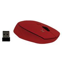 PC-045045 MOUSE INALAMBRICO 1600 DPI SIMETRICO CONECTOR USB PERFECT CHOICE ROOT - ROJO