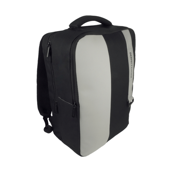 PC-083979  MOCHILA PERFECT CHOICE PARA LAPTOP 15.6 PULGADAS CLASSY - NEGRO / GRIS