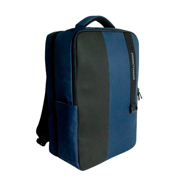 PC-083986  MOCHILA PERFECT CHOICE PARA LAPTOP 15.6 PULGADAS CLASSY - AZUL / NEGRO
