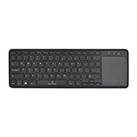 PC-201021 TECLADO INALAMBRICO CON TOUCH PAD TECLAS DE TIJERA Y ACCESOS RAPIDOS CONECTOR USB PERFECT CHOICE - NEGRO