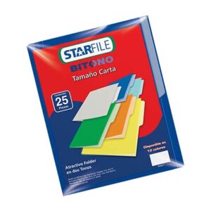 FOLDER-AZULECONOMICO T.CARTA AZUL  C/25