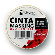 NE-609V Cinta Masking Nextep Uso General 24mm x 50mts